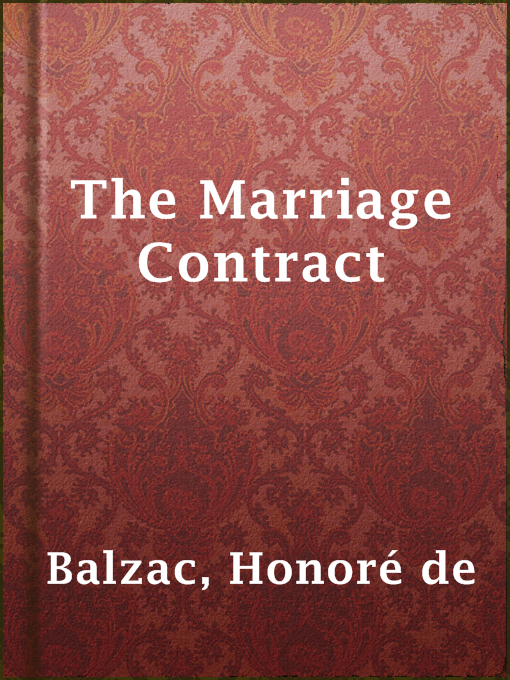 Title details for The Marriage Contract by Honoré de Balzac - Available